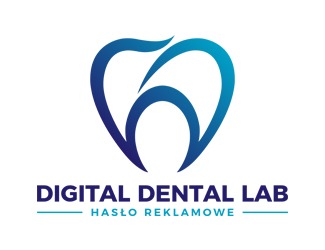Projekt graficzny logo dla firmy online Digital Dental Lab
